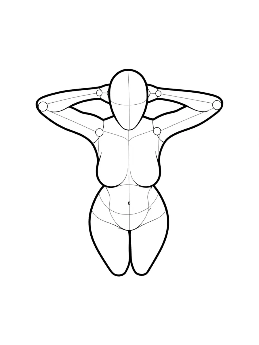 P032 무릎 꿇고 양손 머리 뒤로 · 위에서